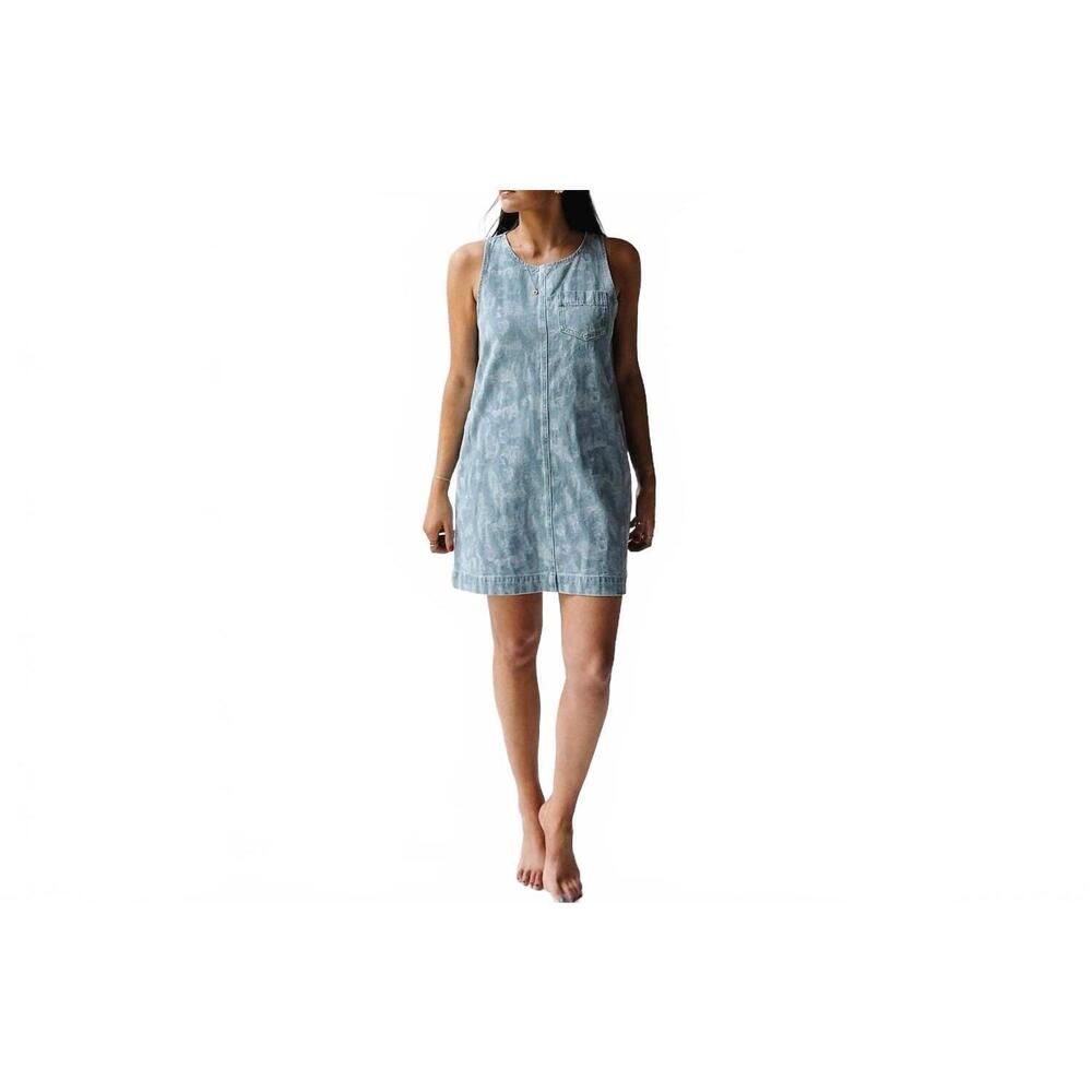 NEW SUNCOO casey mini dress in blue